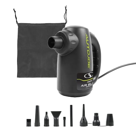 Sun Joe 500-Watt Air Blasting Water Dryer, 10-Ft AC Cord, Storage Bag, 9 Nozzle Attachments, Air Inflation ATJ-ABD1